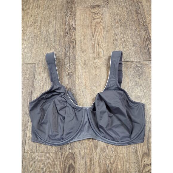 Rosa Faia Nude Twin Underwired Seamless Bra 5490 Dark Gray Size 38G - Picture 1 of 6